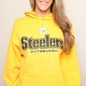 NFL Pittsburgh Steelers Yellow Hoodie Sweatshirt